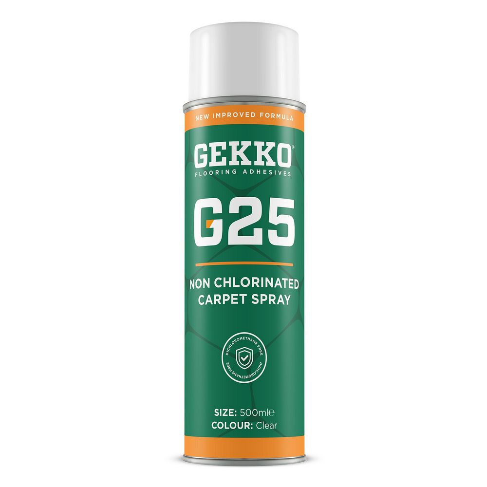 Gekko G25 DCM Free Carpet Adhesive Aerosol 500ml