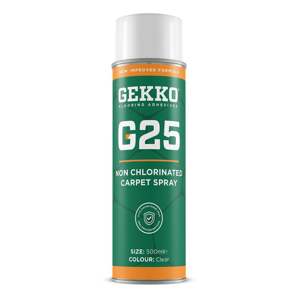 Gekko G25 DCM Free Carpet Adhesive Aerosol 500ml